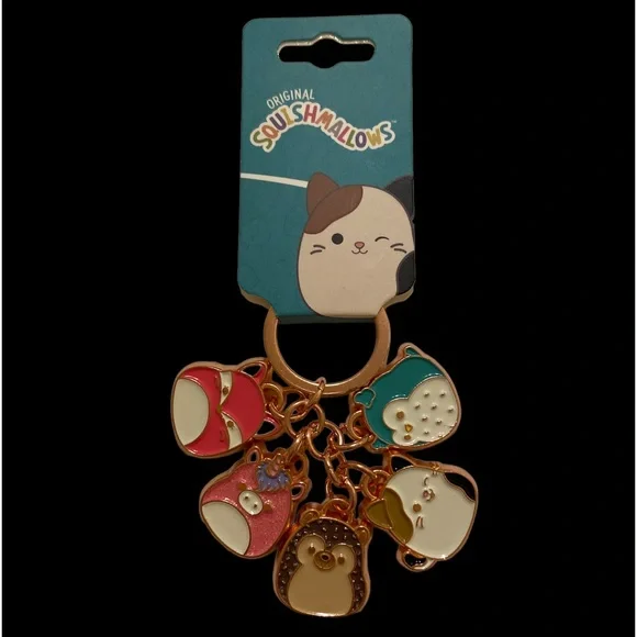 Squishmallow Multi-Charm Key Chain - Picture 2 of 7
